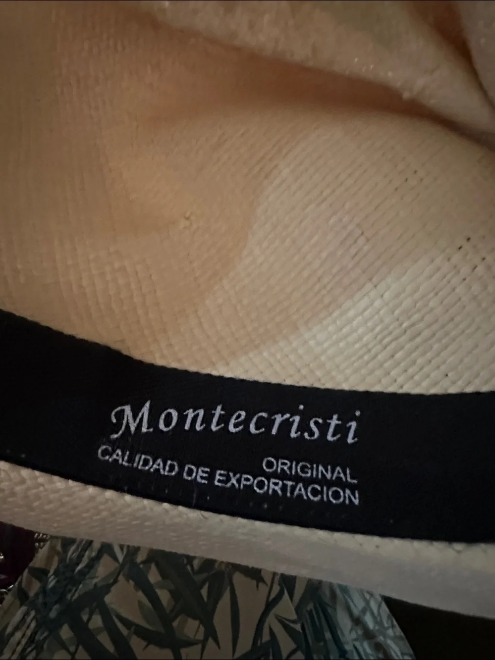 Montecristi Original straw hat!! Like new! Size 62 Made in Panama